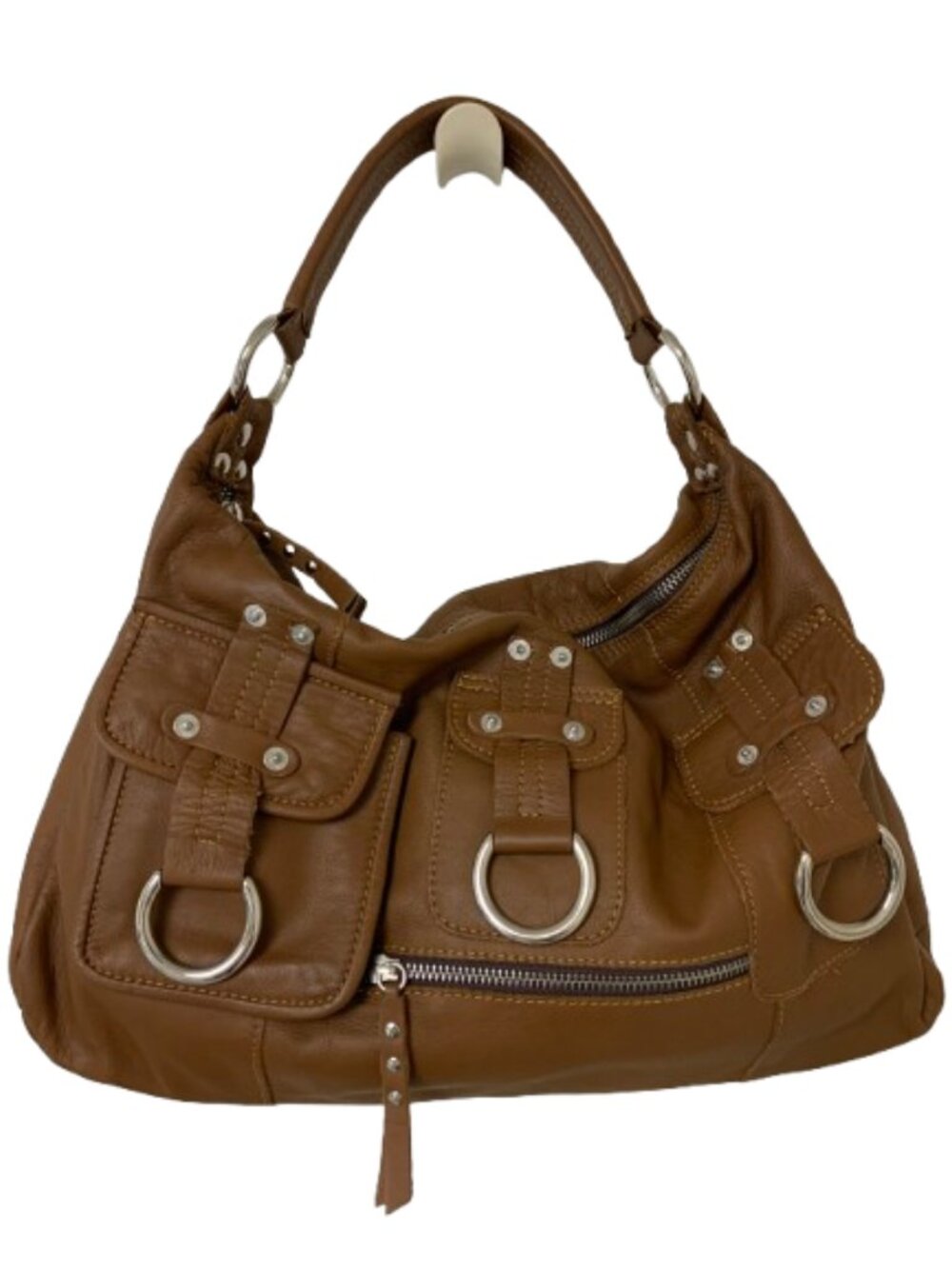 Vintage Caterina Lucchi Brown Italian Leather shoulder bag